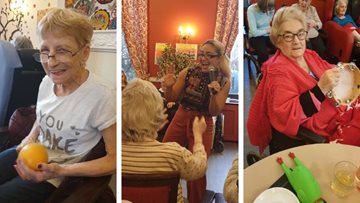 Worsley Lodge enjoys afternoon tea with fellow HC-One Residents